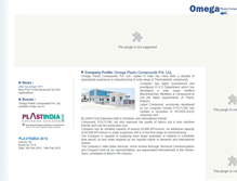Tablet Screenshot of omegaplasto.com